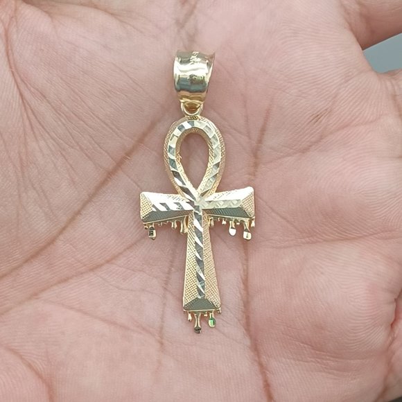 10kt Real Gold Cross Pendant